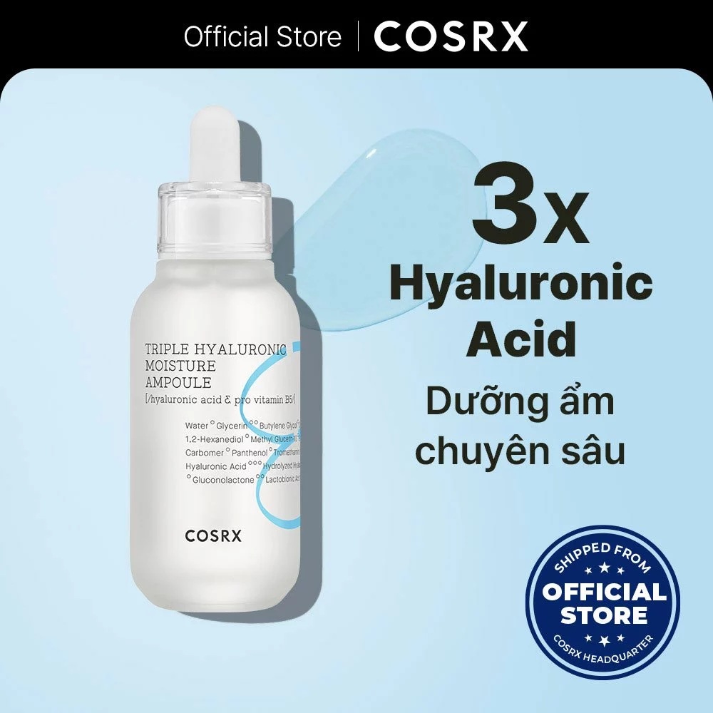 Cosrx Hydrium Triple Hyaluronic Moisture Ampoule