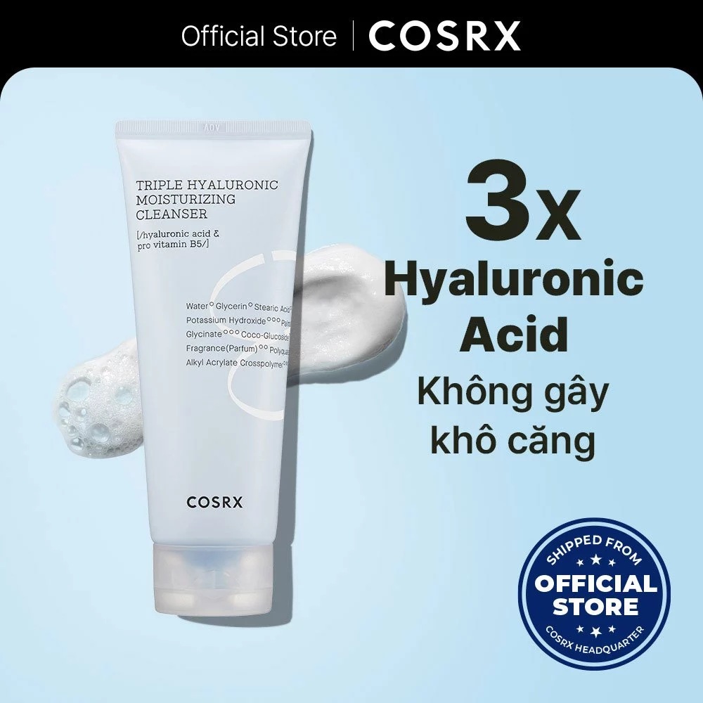 Cosrx Triple Hyaluronic Moisturizing Cleanser