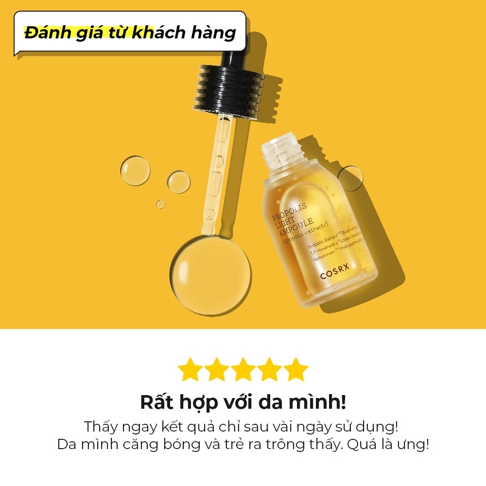 Đánh giá Cosrx Propolis Light Ampoule