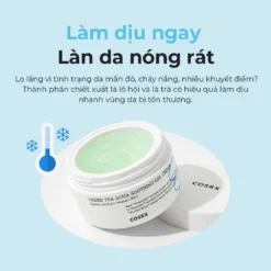 Gel dưỡng Cosrx Green Tea Aqua Soothing Gel Cream