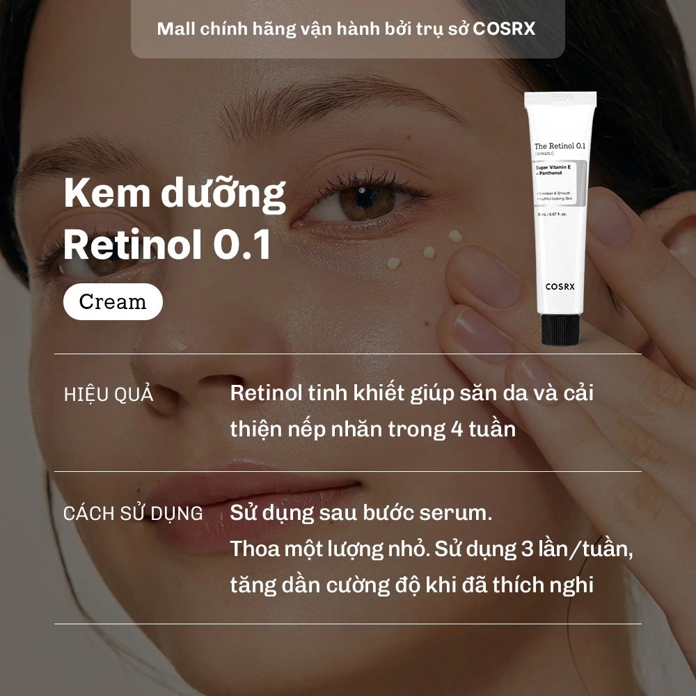 kem dưỡng Cosrx The Retinol 0.1%