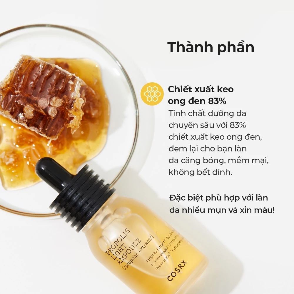 Thành phần Cosrx Propolis Light Ampoule