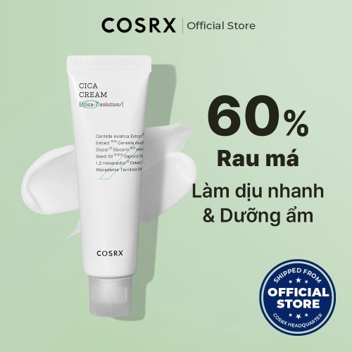 Kem dưỡng ẩm Cosrx Pure Fit Cica Cream 50ml với chiết xuất rau má