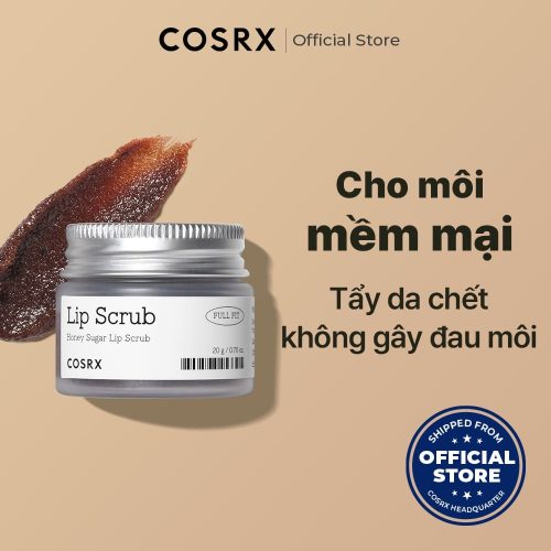 Tẩy da chết cho môi Cosrx Lip Scrub Full Fit Honey Sugar Lip Scrub 20g